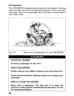 Предварительный просмотр 55 страницы Honda 1990 TRX300FW Owner'S Manual