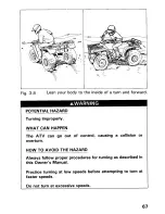 Предварительный просмотр 72 страницы Honda 1990 TRX300FW Owner'S Manual