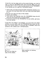 Предварительный просмотр 79 страницы Honda 1990 TRX300FW Owner'S Manual