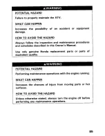 Предварительный просмотр 90 страницы Honda 1990 TRX300FW Owner'S Manual