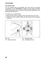 Предварительный просмотр 101 страницы Honda 1990 TRX300FW Owner'S Manual