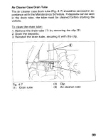 Предварительный просмотр 104 страницы Honda 1990 TRX300FW Owner'S Manual