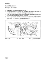 Предварительный просмотр 117 страницы Honda 1990 TRX300FW Owner'S Manual