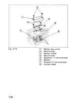 Предварительный просмотр 121 страницы Honda 1990 TRX300FW Owner'S Manual