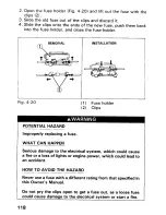 Предварительный просмотр 123 страницы Honda 1990 TRX300FW Owner'S Manual