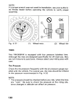 Предварительный просмотр 135 страницы Honda 1990 TRX300FW Owner'S Manual