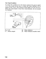 Предварительный просмотр 137 страницы Honda 1990 TRX300FW Owner'S Manual