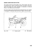 Предварительный просмотр 140 страницы Honda 1990 TRX300FW Owner'S Manual