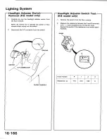 Preview for 873 page of Honda 1991 Accord Aero Deck
1992 Accord Repair Manual