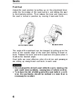 Предварительный просмотр 6 страницы Honda 1991 Accord Coupe Reference Owner'S Manual