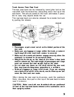 Предварительный просмотр 9 страницы Honda 1991 Accord Coupe Reference Owner'S Manual