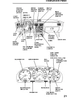 Предварительный просмотр 21 страницы Honda 1991 Accord Coupe Reference Owner'S Manual