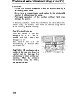 Предварительный просмотр 30 страницы Honda 1991 Accord Coupe Reference Owner'S Manual