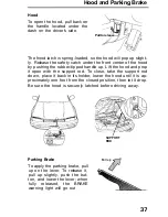 Предварительный просмотр 37 страницы Honda 1991 Accord Coupe Reference Owner'S Manual