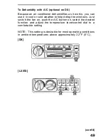 Предварительный просмотр 49 страницы Honda 1991 Accord Coupe Reference Owner'S Manual