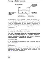 Предварительный просмотр 76 страницы Honda 1991 Accord Coupe Reference Owner'S Manual