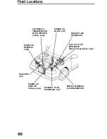 Предварительный просмотр 86 страницы Honda 1991 Accord Coupe Reference Owner'S Manual