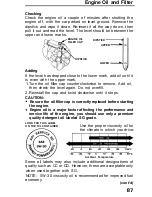 Предварительный просмотр 87 страницы Honda 1991 Accord Coupe Reference Owner'S Manual