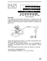 Предварительный просмотр 91 страницы Honda 1991 Accord Coupe Reference Owner'S Manual