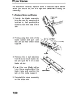 Предварительный просмотр 100 страницы Honda 1991 Accord Coupe Reference Owner'S Manual