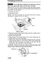 Предварительный просмотр 118 страницы Honda 1991 Accord Coupe Reference Owner'S Manual