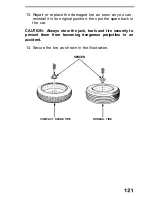 Предварительный просмотр 121 страницы Honda 1991 Accord Coupe Reference Owner'S Manual