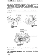 Предварительный просмотр 130 страницы Honda 1991 Accord Coupe Reference Owner'S Manual