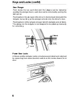 Предварительный просмотр 6 страницы Honda 1991 Accord Wagon Owner'S Manual