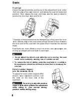 Предварительный просмотр 8 страницы Honda 1991 Accord Wagon Owner'S Manual