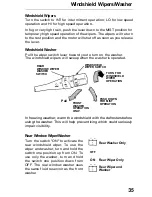 Предварительный просмотр 35 страницы Honda 1991 Accord Wagon Owner'S Manual