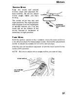 Предварительный просмотр 37 страницы Honda 1991 Accord Wagon Owner'S Manual