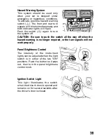 Предварительный просмотр 39 страницы Honda 1991 Accord Wagon Owner'S Manual