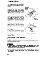 Предварительный просмотр 44 страницы Honda 1991 Accord Wagon Owner'S Manual