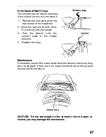 Предварительный просмотр 57 страницы Honda 1991 Accord Wagon Owner'S Manual