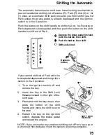 Предварительный просмотр 75 страницы Honda 1991 Accord Wagon Owner'S Manual