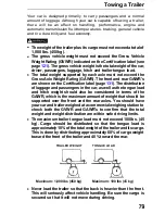 Предварительный просмотр 79 страницы Honda 1991 Accord Wagon Owner'S Manual