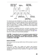 Предварительный просмотр 81 страницы Honda 1991 Accord Wagon Owner'S Manual