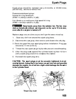 Предварительный просмотр 105 страницы Honda 1991 Accord Wagon Owner'S Manual