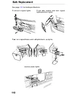 Предварительный просмотр 110 страницы Honda 1991 Accord Wagon Owner'S Manual