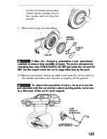 Предварительный просмотр 123 страницы Honda 1991 Accord Wagon Owner'S Manual