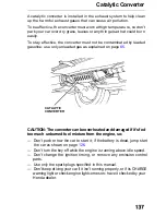 Предварительный просмотр 137 страницы Honda 1991 Accord Wagon Owner'S Manual