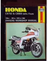 Предварительный просмотр 1 страницы Honda 1991 Nighthawk CB750 Owners Workshop Manual