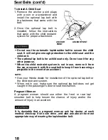 Предварительный просмотр 19 страницы Honda 1991 Prelude Owner'S Manual