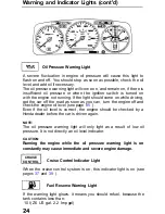 Предварительный просмотр 25 страницы Honda 1991 Prelude Owner'S Manual