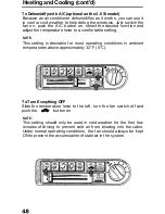 Предварительный просмотр 49 страницы Honda 1991 Prelude Owner'S Manual