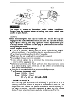 Предварительный просмотр 60 страницы Honda 1991 Prelude Owner'S Manual