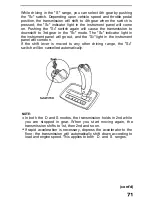 Предварительный просмотр 72 страницы Honda 1991 Prelude Owner'S Manual