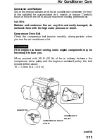 Предварительный просмотр 112 страницы Honda 1991 Prelude Owner'S Manual