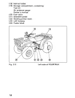 Предварительный просмотр 17 страницы Honda 1991 TRX300 Fourtrax Owner'S Manual