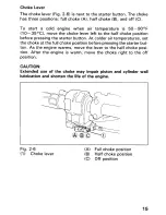 Предварительный просмотр 20 страницы Honda 1991 TRX300 Fourtrax Owner'S Manual